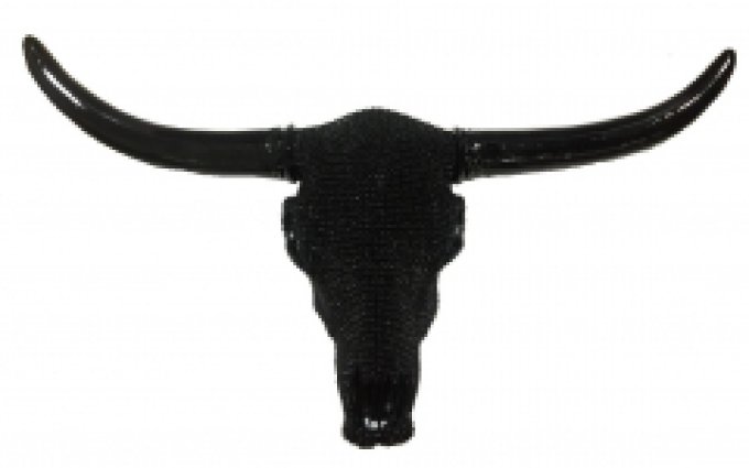 Crane de Vache résine noir