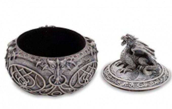 Boite ronde Dragon de 10 cm