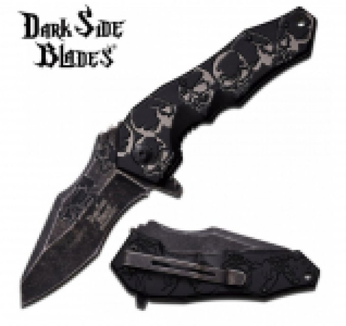 Couteau pliant Darkside Blades 6 skulls