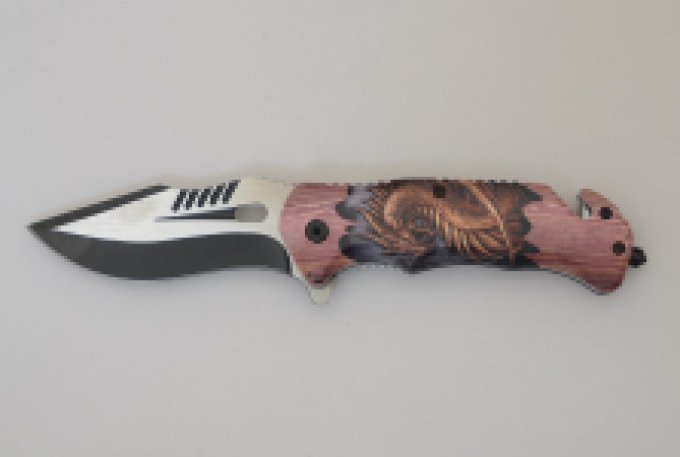 Couteau pliant bois dragon lame de 9 cm