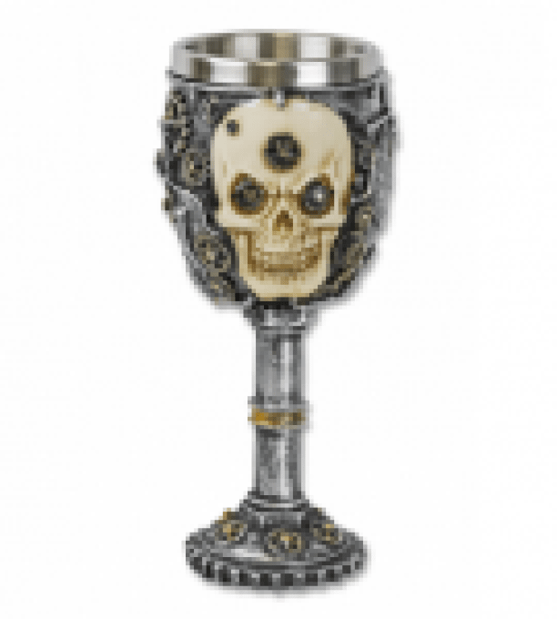 Calice ( ciboire, verre ) Crane robot poulie de 19.5 cm