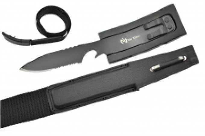 Boucle de Ceinture couteau noir