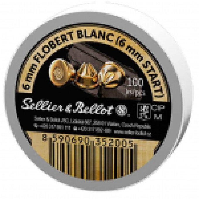 Cartouches Cal. 6 mm Flobert x 100 Sellier & Bellot