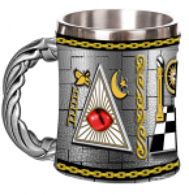 Chope franc maçon de 11 cm