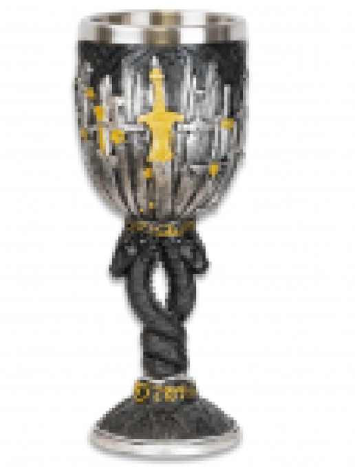 Calice ( ciboire, verre ) épée de 19 cm